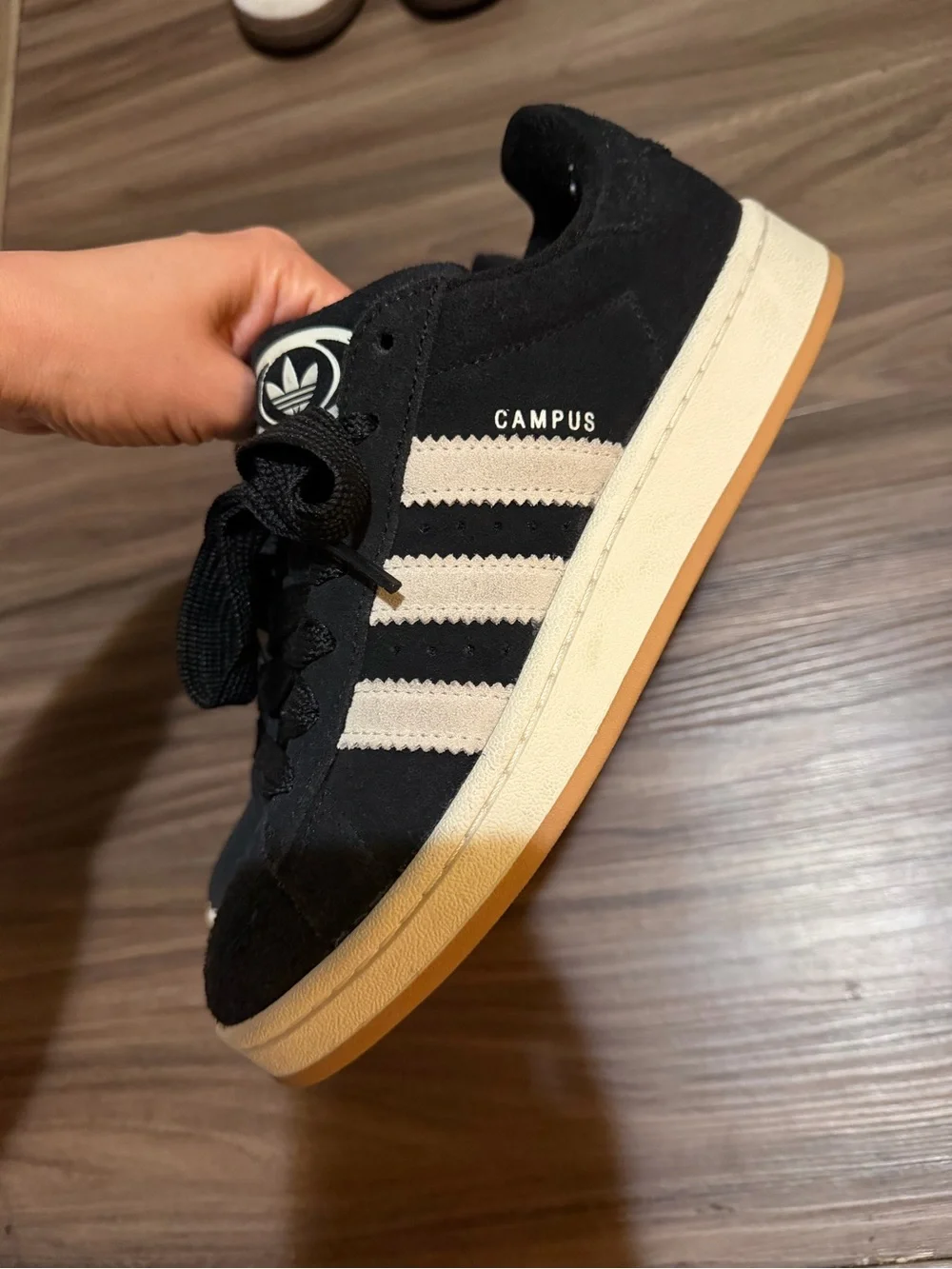 adidas Black and Tan Women's Sneakers